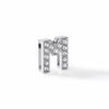 10mm A-Z Diamond Uppercase English Letter Pendant Necklace for DIY Jewelry Accessories