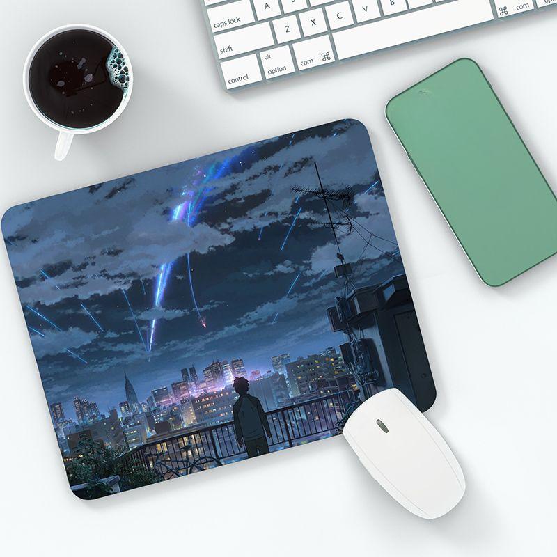 Mouse Pad Small Lock Ins Good-looking Custom Cute Two-Dimensional Animation E-Sports Games Notebook Wristband