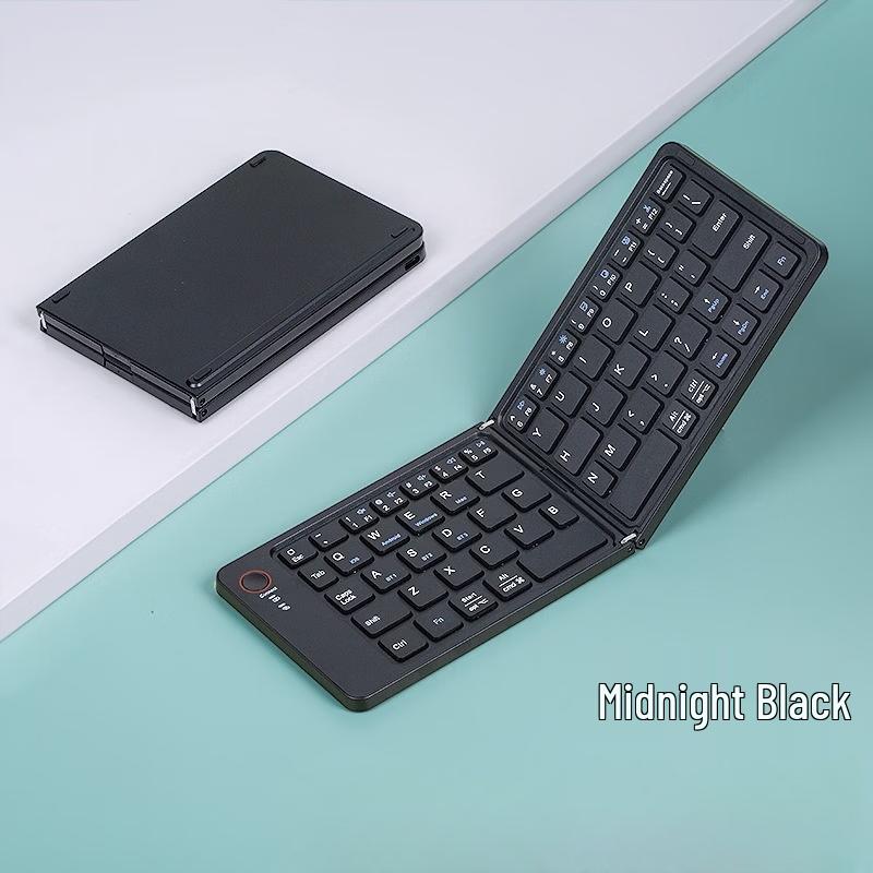 OLOEY Portable Mini Foldable Bluetooth Keyboard