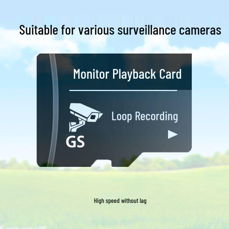 High-Speed Universal Dash Cam & Surveillance Camera Memory Card - Supports TF/SD with 16G/32G/64G Storage Options