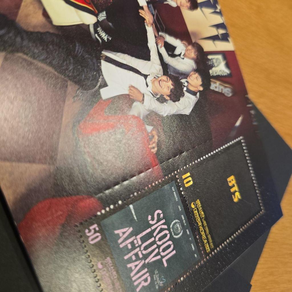 [USED] Price Reduced! BTS Korea Limited 10th Anniversary Stamps
