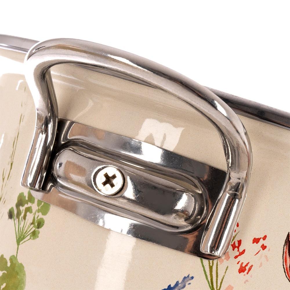 Garnek Emaliowany Do Gotowania Tradycyjny Na Gaz Indukcję 14 Cm 0,6L Maki