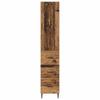 Highboard Reclaimed Wood 34.5 x 34 x 180 cm Particleboard