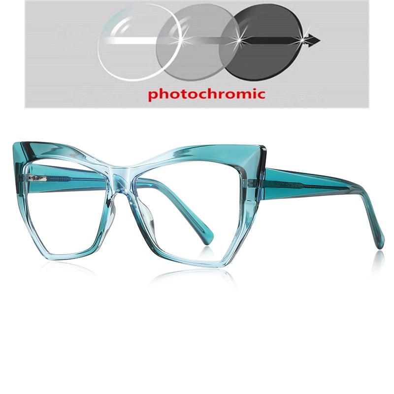 Big Frame Cat Eye Nearsighted Eyeglasses For Women TR90 Oversized Short-sight Prescription Spectacles Female 0 -0.5 -0.75 To -6.0