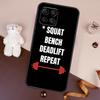 Bodybuilding Gym Fitness Quotes Case For Samsung Galaxy M06 M53 M13 M31 M11 M35 M55 M15 M56 M36 M16 M12 M32 M52 M14 M34 M54