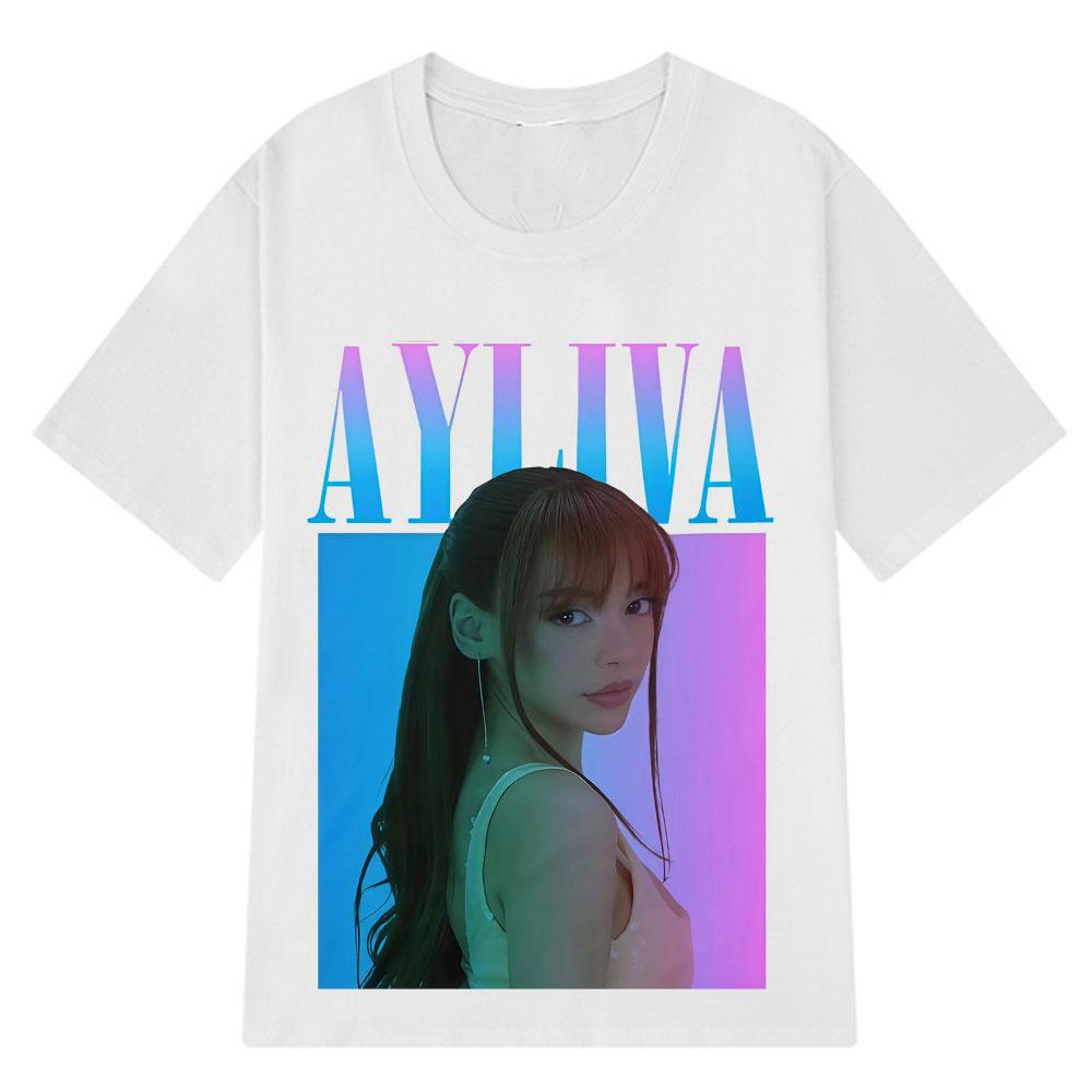 Singer Ayliva Vintage Graphic Printed Tshirt Unisexs Unisex Harajuku Tshirt Shortsleeved Loose Y2k Clothes Oversized Tshirts