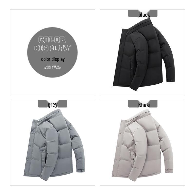 EASTERN CAMEL Men's Padded Stand Collar Winter Jacket