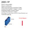 Zasouvací drátové konektory Elektrický kabel Svorkovnice Vícenásobný vstup/výstup na lištu DIN s upevňovacím otvorem Spojovací DIY připojení