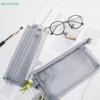 Transparent Mesh Pencil Case Large Capacity Stationery Storage Bag Student Stationary Supplies