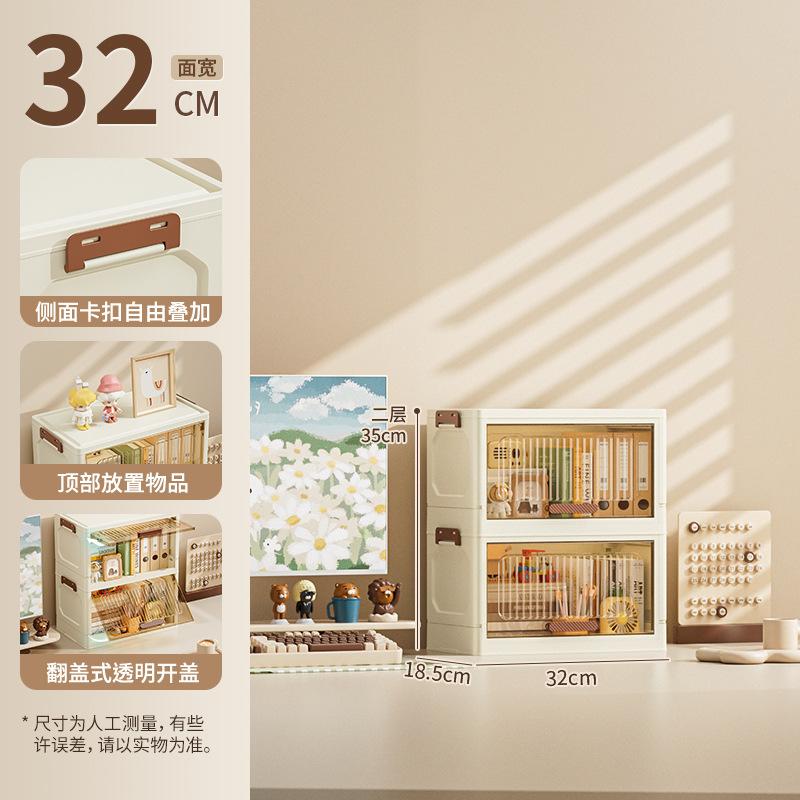 Plastic Large Capacity Multifunction Folding Storage Boxes Without Universal Wheels Dustproof Wardrobe Closet Organizer