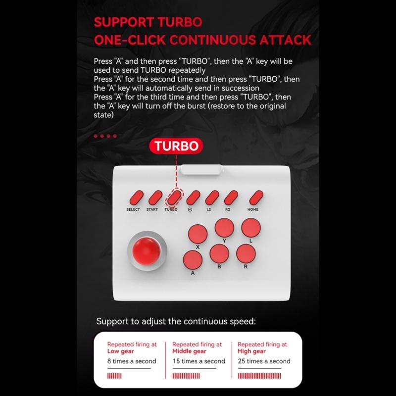 Game Joystick Rocker Fighting Controller for Switchs PC Game Controller Board Joystick Control Device