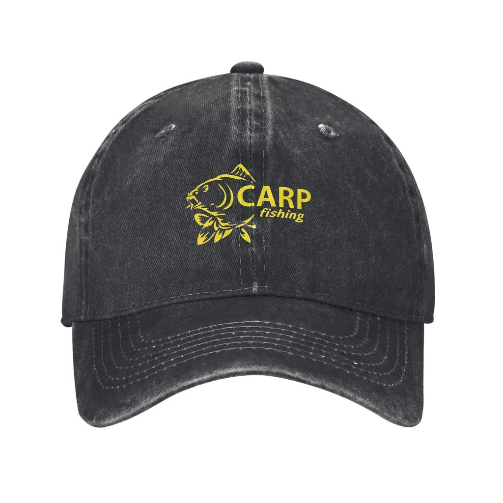 FisherUnisex Carp Fish Sun Baseball Cap Unisex Unisex Design Hip Hop Hats Summer Fashion Tennis Skate Wholesale Snapback Cap