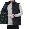 New Feather Vest Dig Bag Pocket Decoration Warm Men's Vest Hooded Jacket Vest Autumn and Winter Trend Brand Spot