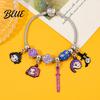 Zinc Alloy Bracelet 2Pcs Girl Cartoon Anime Charm Snake Fade