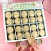 2Pcs Mini Dumplings Steamer Bun Squeezable Toys Soft Stress Relief Fidget Sensory Toy Party Favors Gift