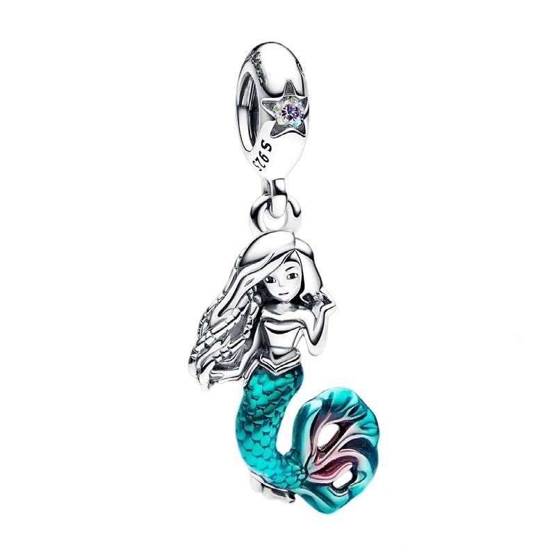 copper Do It Yourself Bead Charms Jewellery Charm Bead Charms Bracelets Mickey Minnie Princess Pumpkin Stitch Spiderman Marvel Twinkle Pandora Cute Di