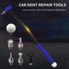 Car Dent Repair Tool Kit, 7 PCS Paintless Removal Tools Carbon Fiber Hammer with 6 Replacement