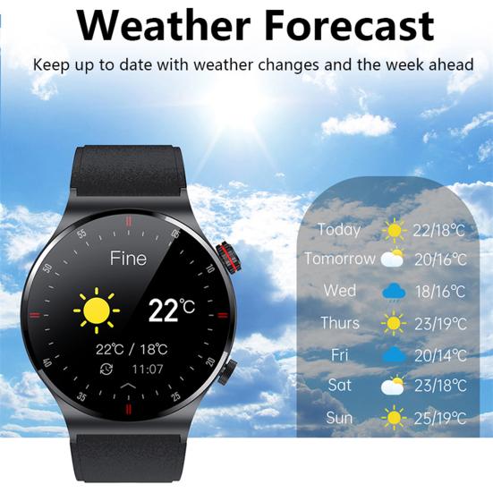 HW20 Smart Watch Multifunctional Health Monitoring IP67 Waterproof Fashion BT Calling Sleep Monitoring ECG+PPG Business Watch for Everyday Life