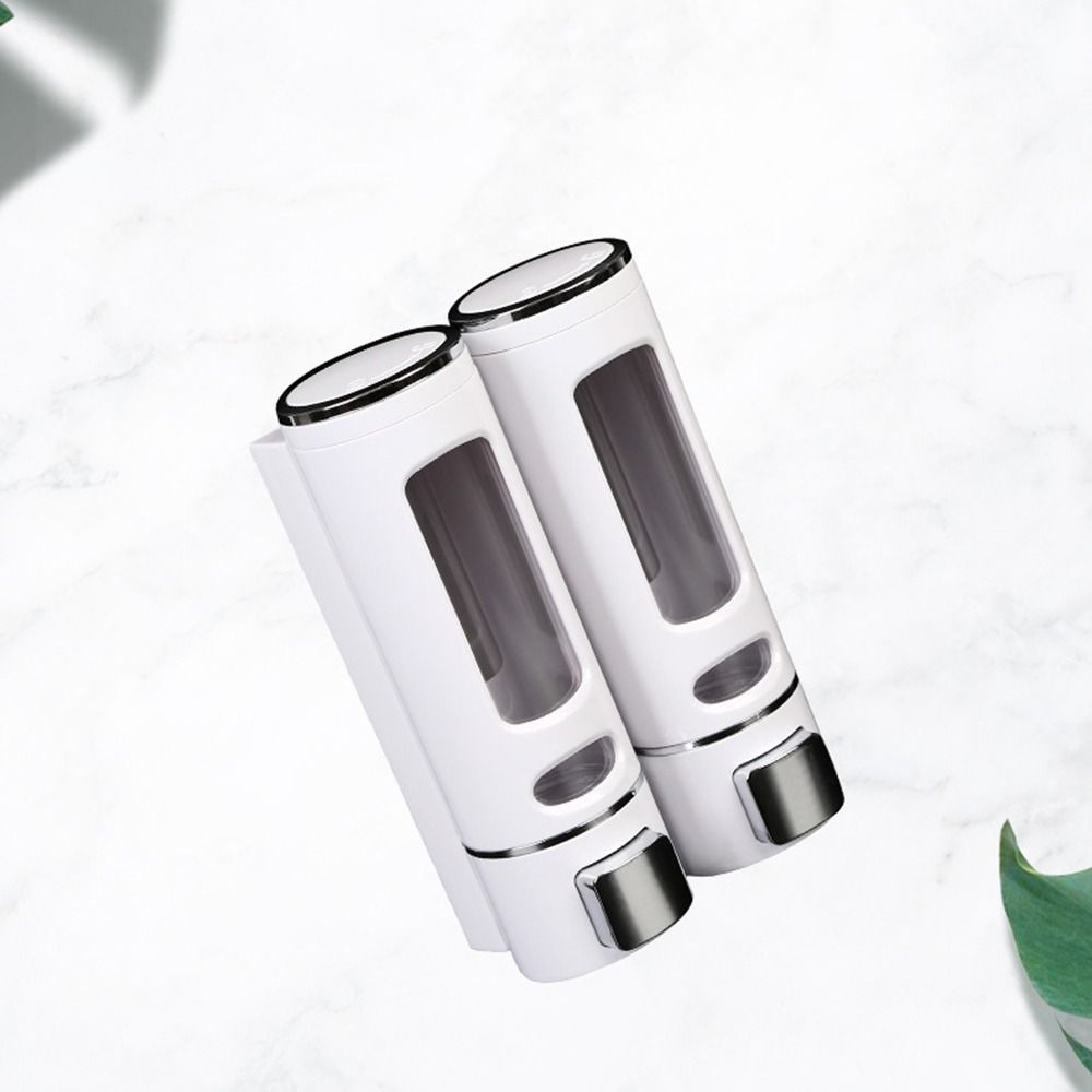 Manual Press Liquid Soap Container Wall-Mount Hand Sanitizer Jar Soap Dispenser  Shampoo