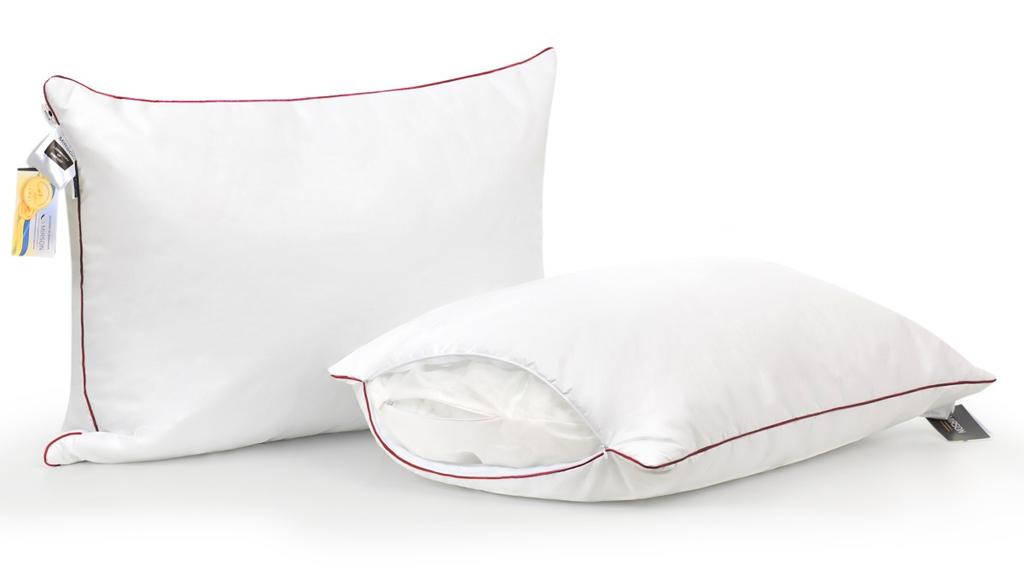 Polyester (Anti-Allergen) Pillow DeLuxe Hand Made №1176 100% Cotton, 100% Polyester Filling. Medium.