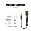Cord AUX Earphone Adapter Micphone 3.5 mm Cable Cord Adapter Y Splitter Audio Cable Digital Cables