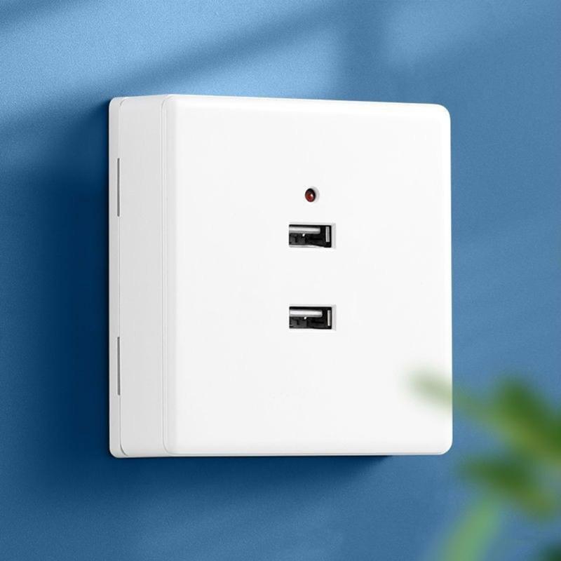 Wall Surfaces Mounted USB Power Outlet Charging Panel High Speed Charging 2 in 1/4 in 1 Multifunctional Power Socket