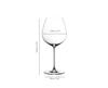 Authentic RIEDEL Veritas Red Wine Glasses, Pair, 705ml, Old World Pinot Noir, 6449/07