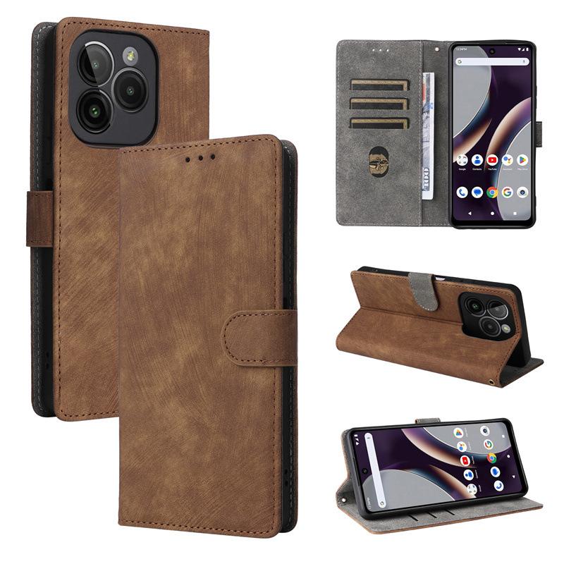 

Чехол-книжка для BLU G54/BLU Bold K10 из искусственной кожи, полная защита корпуса [блокировка RFID], чехол-кошелек for BLU G54/BLU Bold K10 чёрный