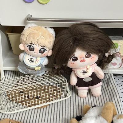 10CM Universal Cotton Doll Overalls for Normal and Star Body Plush Dolls