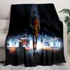 Cyberpunk Soldier  Blanket Soft Comfortable All Seasons Perfect Sofa Office Naps Trips Birthday Christmas Gift