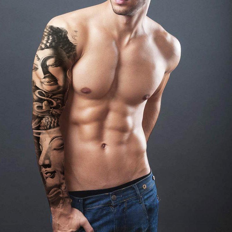 Wasserdichte Große Blume Arm Tattoo Transfer Aufkleber