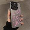 Luxury Trend English Letter Phone Case For iPhone 15 14 13 12 11 Pro Max Mini X XR XS 7 8 Plus SE2 Lens Protection Plating Cover