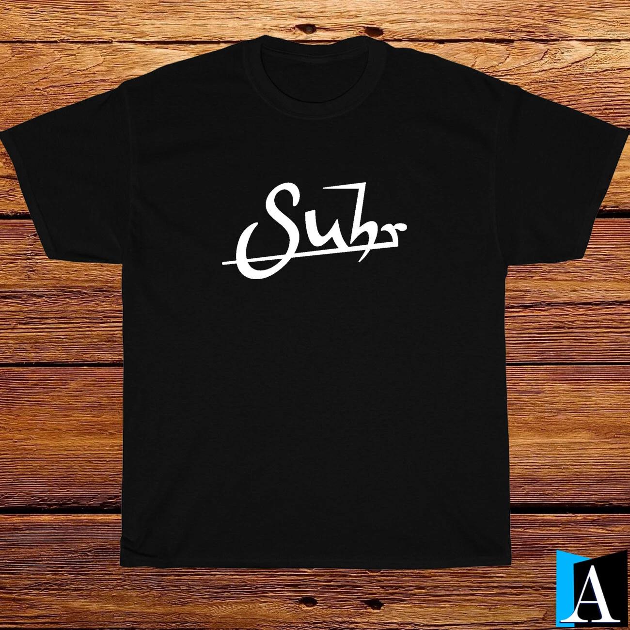 New Shirt Suhr Guitar Music Logo Black/Grey/White/Navy Men s T-Shirt Size S-5XL XXL