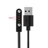 2/4 Pin Magnetic Smartwatch Dock Charger Cord Adapter USB Charging Cable For Adult/Kid Smart Watch Power Charge Wire Accessories