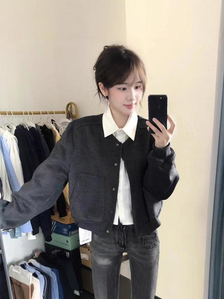 Retro High Street Women's Loose Baseball Jacket - Autumn 2025 Trend