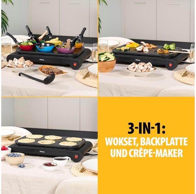 Raclette Grill Tristar BP-2827 Party-Wok-Set