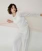 Debiweeo New Wave Holic Crop Long Sleeve Tee Devi-T0047-White