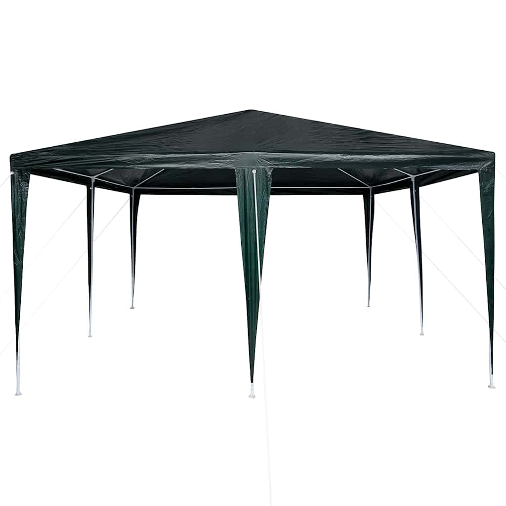 Party Tent Green 400 X 400 X 266 Cm Polyethylene and Steel