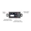 OLED Display Voltage Capacity Meter Adjustable Dual Display Digital Voltage Meter Optional Housing Ultra Thin
