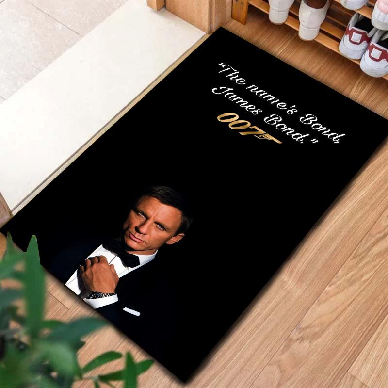James Bond Carpet Rug for Living Room Bedroom Home Sofa Decoration,Kids play Nonslip Floor Mat