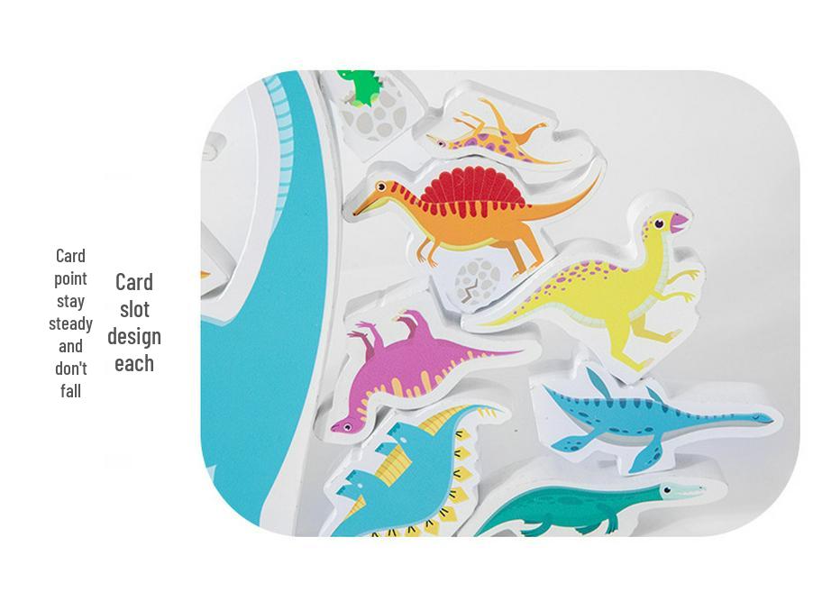 Dinosaur Stacking Blocks: Educational, Interactive Desktop Game for Young Children