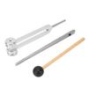 Portable Tuning Fork Set Aluminum Alloy 128hz Tuning Fork with Reflex Hammer for Relaxation