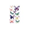 Purple And Black Gradual Change Glitter Butterfly Tattoo Sticker, Waterproof And Long-Lasting, Pure Desire Collarbone Sticker