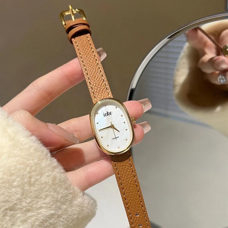 Women Quartz Watch Luxury Oval Tonneau Shaped Clock Vintage Roman Numerals Gold Sliver Steel Orologio Reloj Ladies Wristwatch
