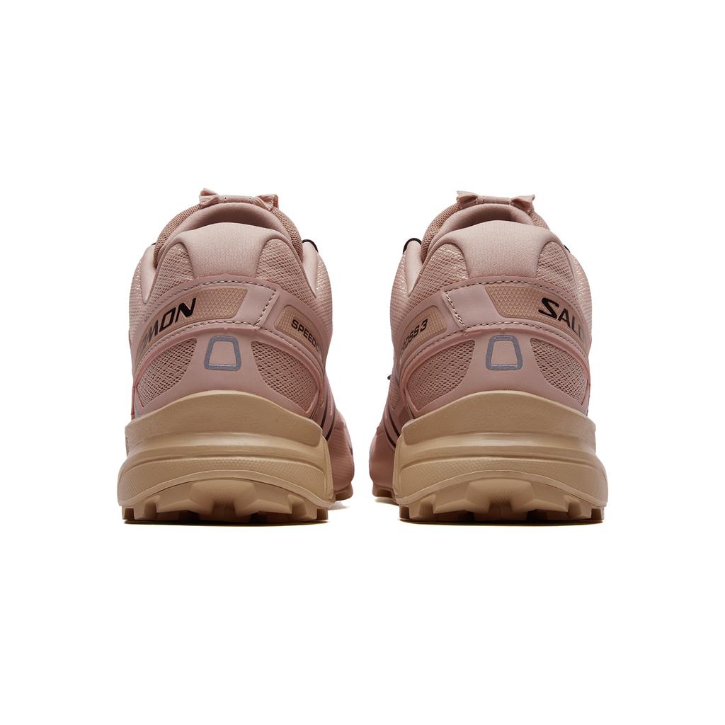 SALOMON Speedcross 3 Satin Trendy Outdoor Shock Absorbing Durable Supportive Lightweight Low Top Running Shoes Unisex Sneakers Rosewood 477948