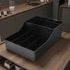 A multifunctional storage rack and box suitable for coffee shops, milk tea shops, dining bars, and bar counters