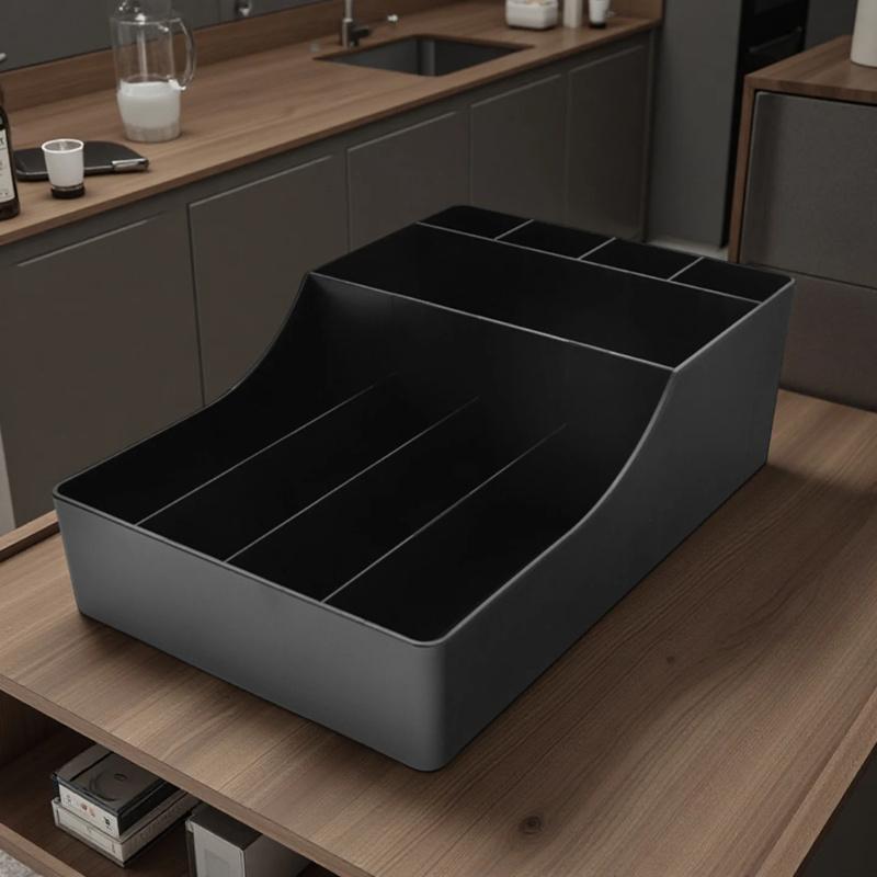 A multifunctional storage rack and box suitable for coffee shops, milk tea shops, dining bars, and bar counters