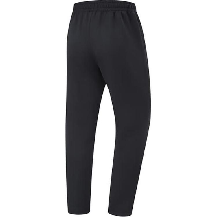 Li-Ning Comfortable Casual Simple Straight Leg Knitted Sports Pants Men Bottoms Black AKLU129-3