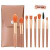 8-Piece Soft Bristle Makeup Brush Set: Eyeshadow, Setting Powder, Blush, Beauty Tools