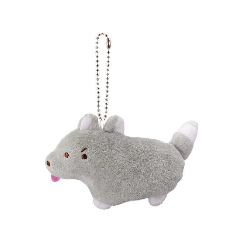 Charming Cartoon Zoo Series Plush Keychain Adorable Animal Character Soft Toy